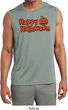 Happy Halloween with Pumpkin Dry Wicking Sleeveless Shirt