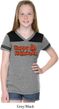 Happy Halloween with Pumpkin Girls Football Tee