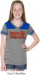 Happy Halloween with Pumpkin Girls Football Tee