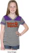 Happy Halloween with Pumpkin Girls Football Tee