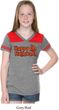 Happy Halloween with Pumpkin Girls Football Tee
