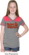 Happy Halloween with Pumpkin Girls Football Tee