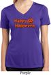 Happy Halloween with Pumpkin Ladies Dry Wicking V-neck