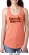 Happy Halloween with Pumpkin Ladies Ideal Racerback