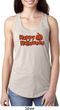 Happy Halloween with Pumpkin Ladies Ideal Racerback