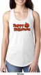 Happy Halloween with Pumpkin Ladies Ideal Racerback