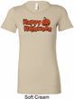 Happy Halloween with Pumpkin Ladies Longer Length Shirt