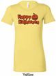 Happy Halloween with Pumpkin Ladies Longer Length Shirt