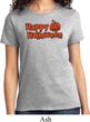 Happy Halloween with Pumpkin Ladies T-shirt