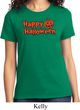 Happy Halloween with Pumpkin Ladies T-shirt