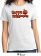 Happy Halloween with Pumpkin Ladies T-shirt