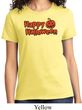 Happy Halloween with Pumpkin Ladies T-shirt