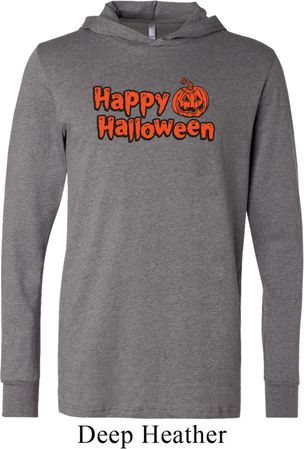 Happy Halloween with Pumpkin Lightweight Hoodie