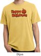 Happy Halloween with Pumpkin Pigment Dyed T-shirt