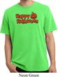 Happy Halloween with Pumpkin Pigment Dyed T-shirt