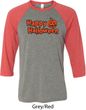 Happy Halloween with Pumpkin Raglan Shirt