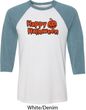 Happy Halloween with Pumpkin Raglan Shirt