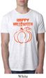 Happy Halloween with Pumpkin Sketch Burnout Shirt