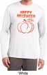 Happy Halloween with Pumpkin Sketch Dry Wicking Long Sleeve