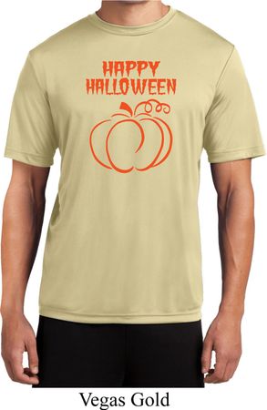 Happy Halloween with Pumpkin Sketch Dry Wicking T-shirt
