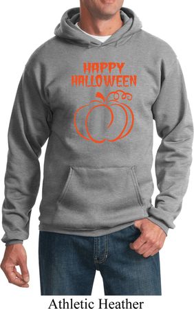 Happy Halloween with Pumpkin Sketch Hoodie
