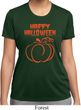 Happy Halloween with Pumpkin Sketch Ladies Dry Wicking T-shirt