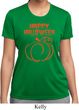 Happy Halloween with Pumpkin Sketch Ladies Dry Wicking T-shirt