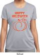 Happy Halloween with Pumpkin Sketch Ladies Dry Wicking T-shirt
