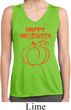 Happy Halloween with Pumpkin Sketch Ladies Dry Wicking Tank Top