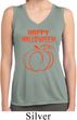 Happy Halloween with Pumpkin Sketch Ladies Dry Wicking Tank Top
