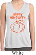 Happy Halloween with Pumpkin Sketch Ladies Dry Wicking Tank Top