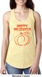 Happy Halloween with Pumpkin Sketch Ladies Ideal Racerback