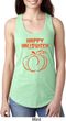 Happy Halloween with Pumpkin Sketch Ladies Ideal Racerback