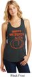 Happy Halloween with Pumpkin Sketch Ladies Racerback