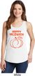 Happy Halloween with Pumpkin Sketch Ladies Tank Top
