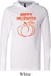 Happy Halloween with Pumpkin Sketch Lightweight Hoodie