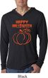 Happy Halloween with Pumpkin Sketch Lightweight Hoodie Tee