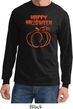 Happy Halloween with Pumpkin Sketch Long Sleeve