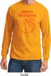 Happy Halloween with Pumpkin Sketch Long Sleeve