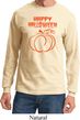 Happy Halloween with Pumpkin Sketch Long Sleeve