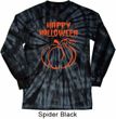 Happy Halloween with Pumpkin Sketch Long Sleeve Tie Dye