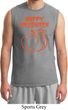 Happy Halloween with Pumpkin Sketch Muscle Shirt