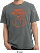Happy Halloween with Pumpkin Sketch Pigment Dyed T-shirt