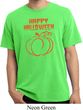 Happy Halloween with Pumpkin Sketch Pigment Dyed T-shirt