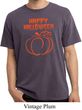 Happy Halloween with Pumpkin Sketch Pigment Dyed T-shirt