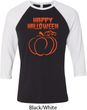 Happy Halloween with Pumpkin Sketch Raglan