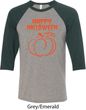 Happy Halloween with Pumpkin Sketch Raglan