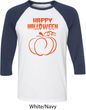 Happy Halloween with Pumpkin Sketch Raglan