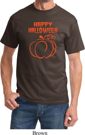 Happy Halloween with Pumpkin Sketch T-shirt