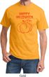 Happy Halloween with Pumpkin Sketch T-shirt